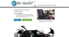 Desktop Screenshot of bs-motors.de