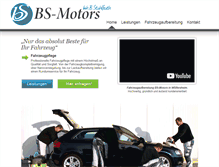 Tablet Screenshot of bs-motors.de